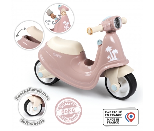 Balansa ritenits SMOBY Scooter Pink