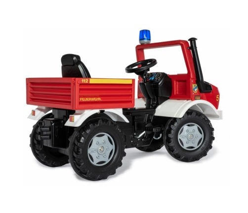 Rolly Toys Unimog Mercedes Benz Samochód na pedały Straż + Kogut