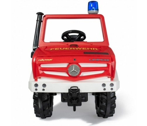 Rolly Toys Unimog Mercedes Benz Samochód na pedały Straż + Kogut