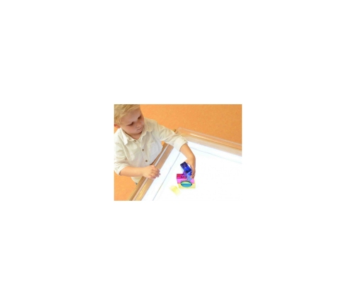 MASTERKIDZ Akrylowy Pojemnik Do Zabawy Wodą i Piaskiem - Kwadratowy