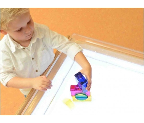 MASTERKIDZ Akrylowy Pojemnik Do Zabawy Wodą i Piaskiem - Kwadratowy