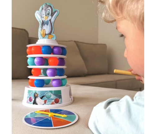 WOOPIE Gra Zręcznościowa Pingwin na Wieży