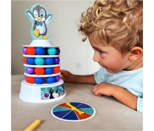 WOOPIE Gra Zręcznościowa Pingwin na Wieży