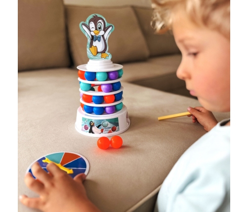 WOOPIE Gra Zręcznościowa Pingwin na Wieży