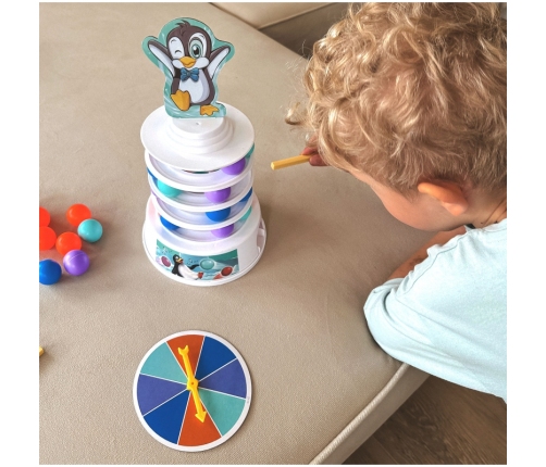 WOOPIE Gra Zręcznościowa Pingwin na Wieży