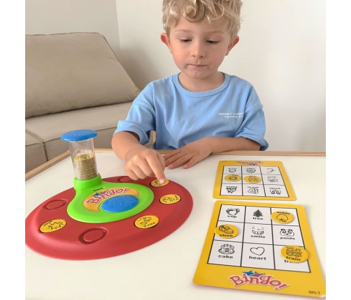 WOOPIE Bingo Gra Dopasuj Żetony Planszowa Rodzinna