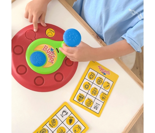 WOOPIE Bingo Gra Dopasuj Żetony Planszowa Rodzinna