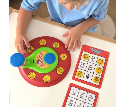 WOOPIE Bingo Gra Dopasuj Żetony Planszowa Rodzinna