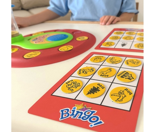 WOOPIE Bingo Gra Dopasuj Żetony Planszowa Rodzinna
