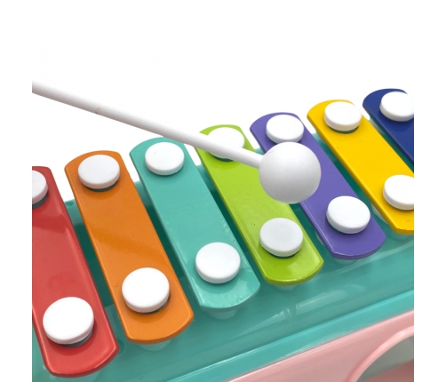 WOOPIE BABY Samochodzik Muzyczny Sorter z Cymbałkami Różowy