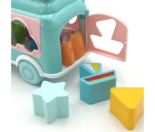 WOOPIE BABY Samochodzik Muzyczny Sorter z Cymbałkami Różowy