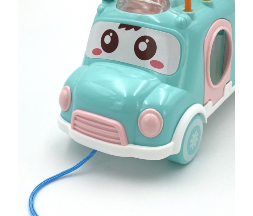 WOOPIE BABY Samochodzik Muzyczny Sorter z Cymbałkami Różowy