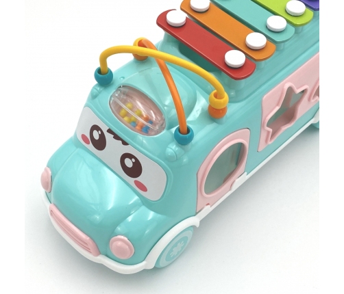 WOOPIE BABY Samochodzik Muzyczny Sorter z Cymbałkami Zielony