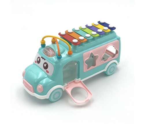 WOOPIE BABY Samochodzik Muzyczny Sorter z Cymbałkami Zielony