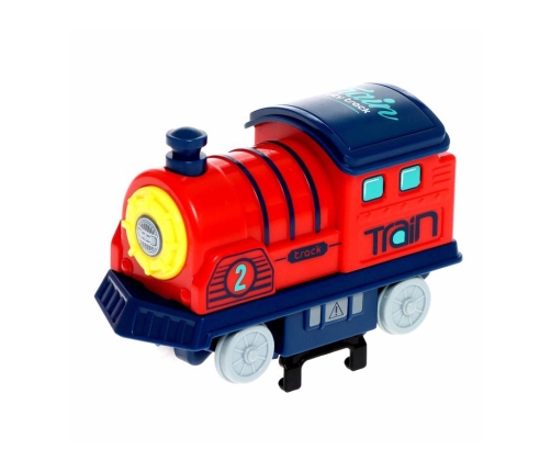 WOOPIE Kolejka Elektryczna 2w1 Składana w Walizkę 87 el. - Długość 3,5 m