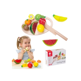 CLASSIC WORLD Drewniany Zestaw Do Krojenia Owoców na Rzepy CLASSIC WORLD Drewniany Zestaw Do Krojenia Owoców na Rzepy