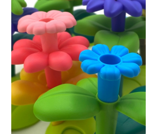 WOOPIE Magiczny Ogródek Montessori Klocki Konstrukcyjne XXL 93 el.