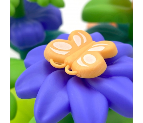 WOOPIE Magiczny Ogródek Montessori Klocki Konstrukcyjne XXL 93 el.