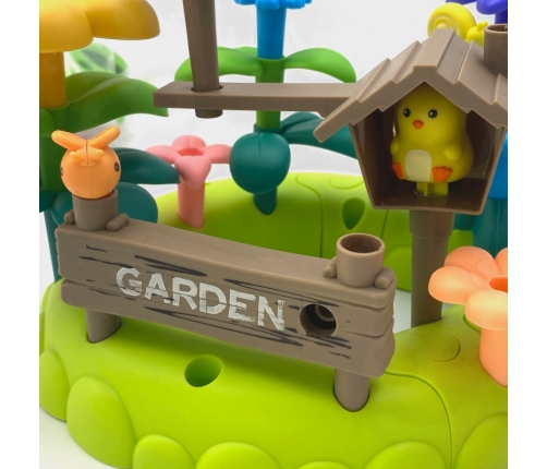 WOOPIE Magiczny Ogródek Montessori Klocki Konstrukcyjne XXL 93 el.