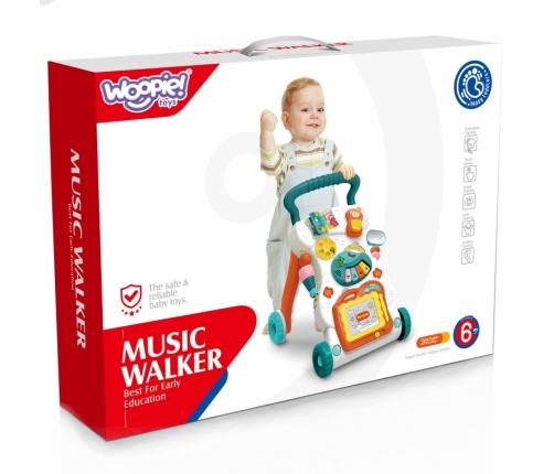 WOOPIE BABY Grający Chodzik z Znikopisem