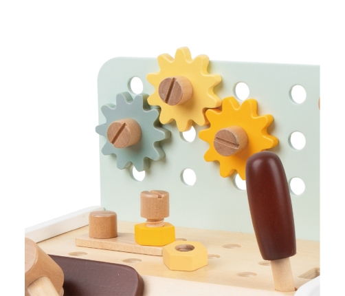 CLASSIC WORLD Drewniany Warsztat Małego Majsterkowicza z Narzędziami