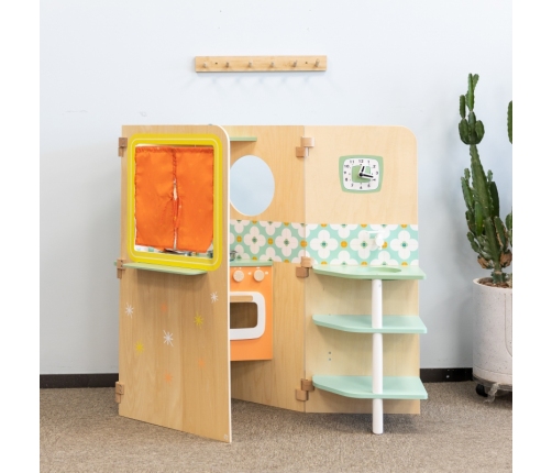 CLASSIC WORLD Wielofunkcyjny Domek z Kuchnią Rozkładany XXL