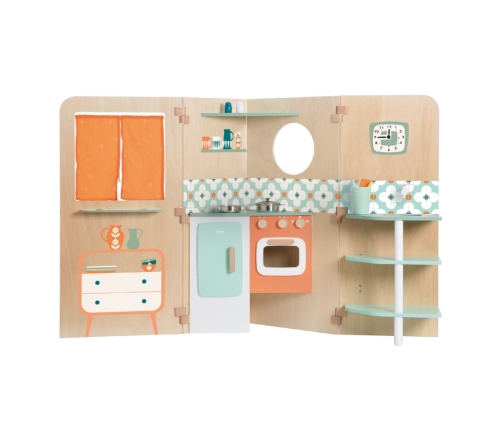 CLASSIC WORLD Wielofunkcyjny Domek z Kuchnią Rozkładany XXL