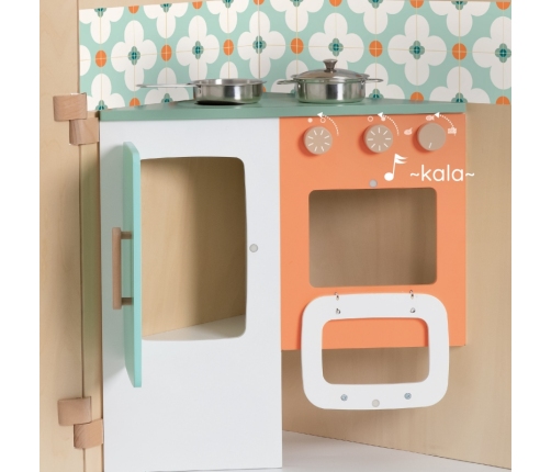 CLASSIC WORLD Wielofunkcyjny Domek z Kuchnią Rozkładany XXL