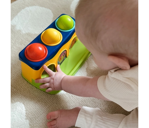 WOOPIE BABY Kolorowa Przebijanka Wbijanka z Młoteczkiem Montessori