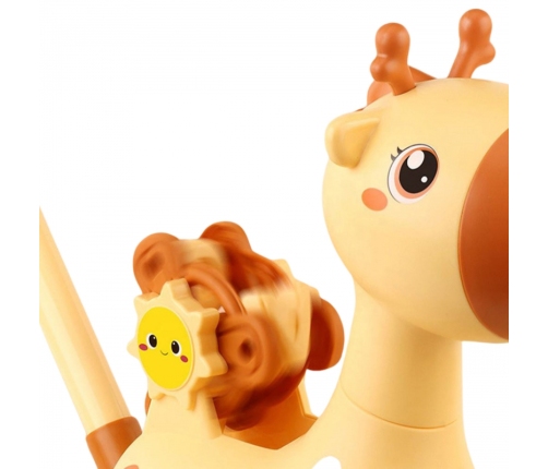 WOOPIE Pchacz Żyrafka 2w1 Maszyna do Robienia Baniek Mydlanych dla Dzieci