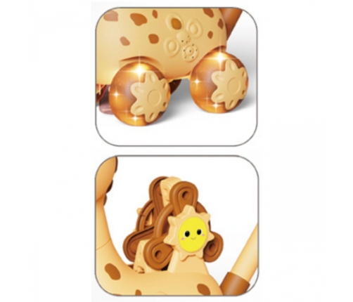 WOOPIE Pchacz Żyrafka 2w1 Maszyna do Robienia Baniek Mydlanych dla Dzieci