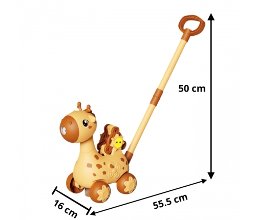 WOOPIE Pchacz Żyrafka 2w1 Maszyna do Robienia Baniek Mydlanych dla Dzieci