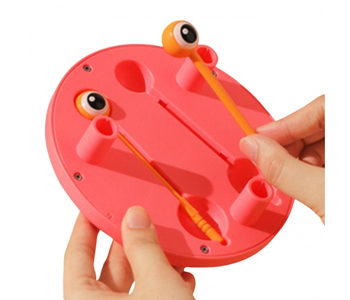 WOOPIE Ślimak do Ciągnięcia 4w1 Cymbałki Zębatki Sensoryczne Wyrzutnia + Małe Autko