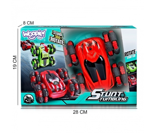 WOOPIE Zdalnie Sterowane Auto RC Akrobata Rotacja 360 z Pilotem 2,4 GHz