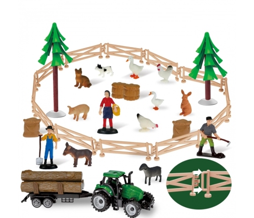 WOOPIE Zestaw Mały Farmer XL Figurki Gospodarstwo