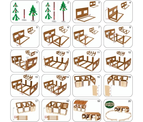 WOOPIE Zestaw Mały Farmer XL Figurki Gospodarstwo