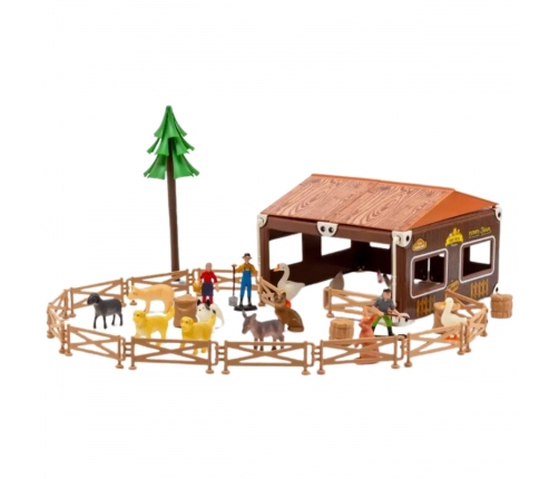 WOOPIE Zestaw Mały Rolnik Farma Zagroda + Zwierzęta i Akcesoria