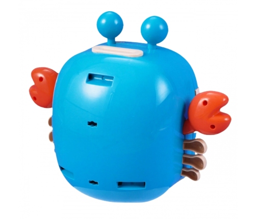 WOOPIE Elektroniczna Skarbonka Sejf Bankomat na Pin Kod Dostępu Krab Plecak Niebieski