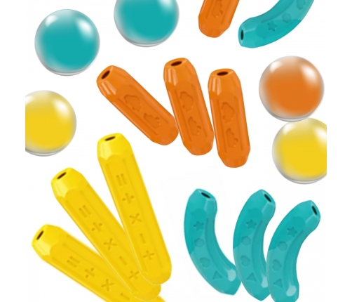 WOOPIE Klocki Magnetyczne Dinozaury Konstrukcyjne 84 el.