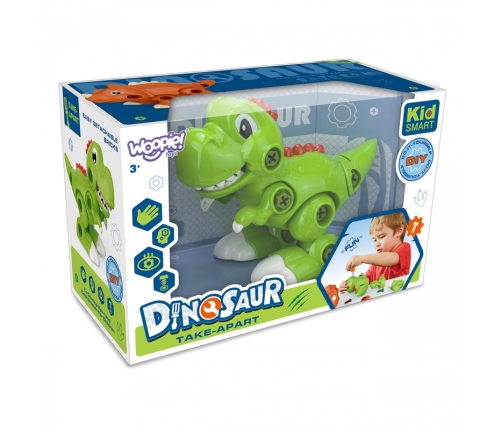 WOOPIE Dinozaur Do Skręcania Zestaw Konstrukcyjny + Śruborkęt