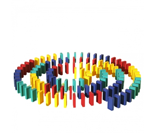 WOOPIE Elektryczna Ciuchcia Lokomotywa do Klocków Domino