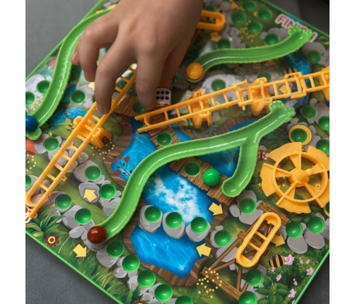 WOOPIE Gra Planszowa Drabiny i Węże 5+