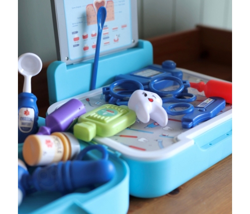 WOOPIE Zestaw Małego Dentysty Lekarza 33 el.