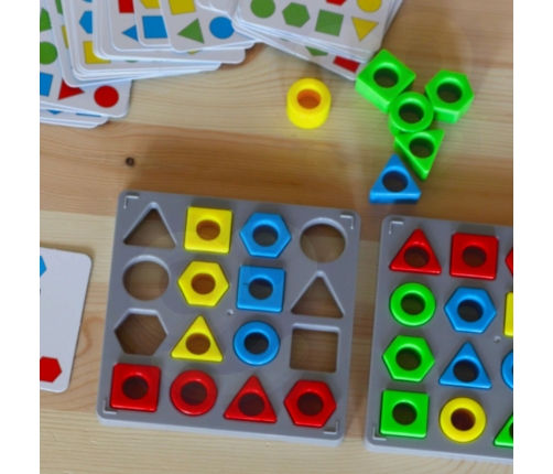 WOOPIE Gra Logiczna Dopasuj Kształty