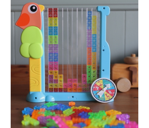 WOOPIE Gra Edukacyjna Tetris Kolorowe Klocki