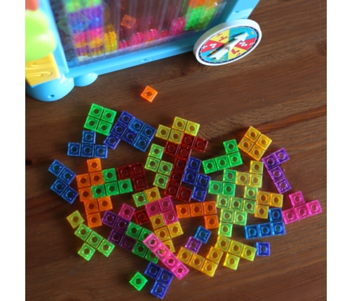 WOOPIE Gra Edukacyjna Tetris Kolorowe Klocki