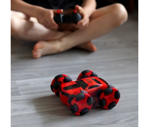 WOOPIE Zdalnie Sterowane Auto RC Akrobata Rotacja 360 z Pilotem 2,4 GHz