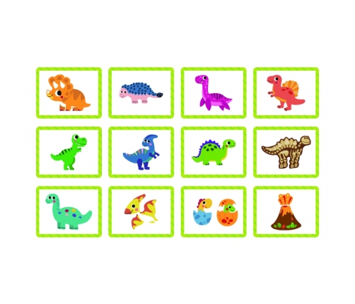 TOOKY TOY Układanka Magnetyczna Dinozaury Puzzle