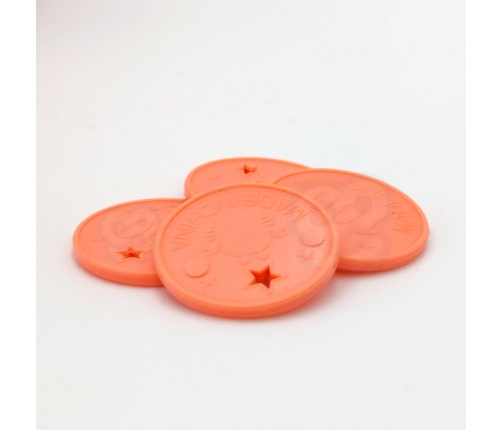 WOOPIE Elektroniczna Skarbonka Sejf Bankomat na Pin Kod Dostępu Krab Plecak Pomarańczowy