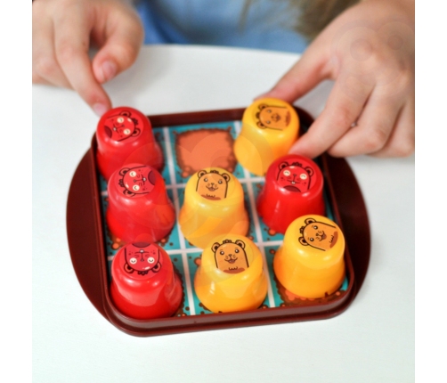 WOOPIE Gra Edukacyjno-Strategiczna 2w1 Kółko i Krzyżyk